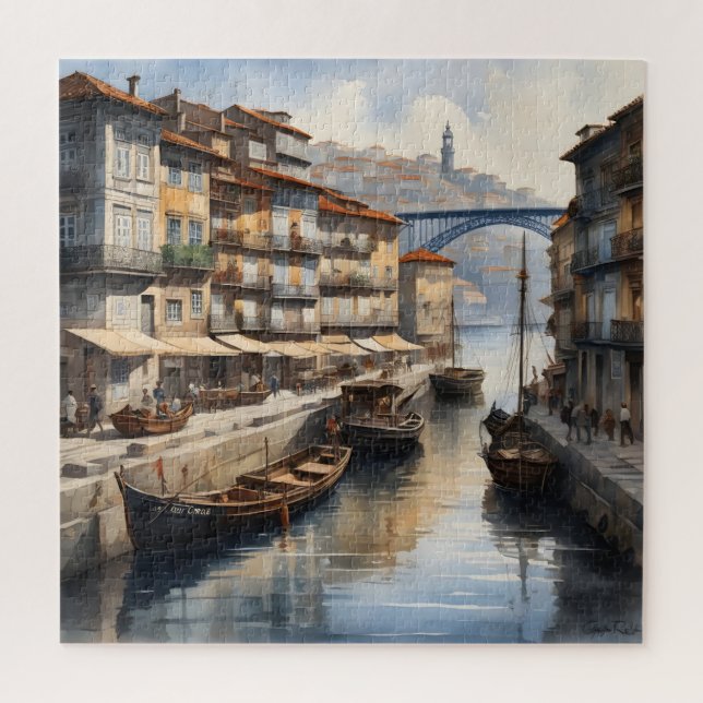 Puzzle Aquarelle de Porto (Vertical)