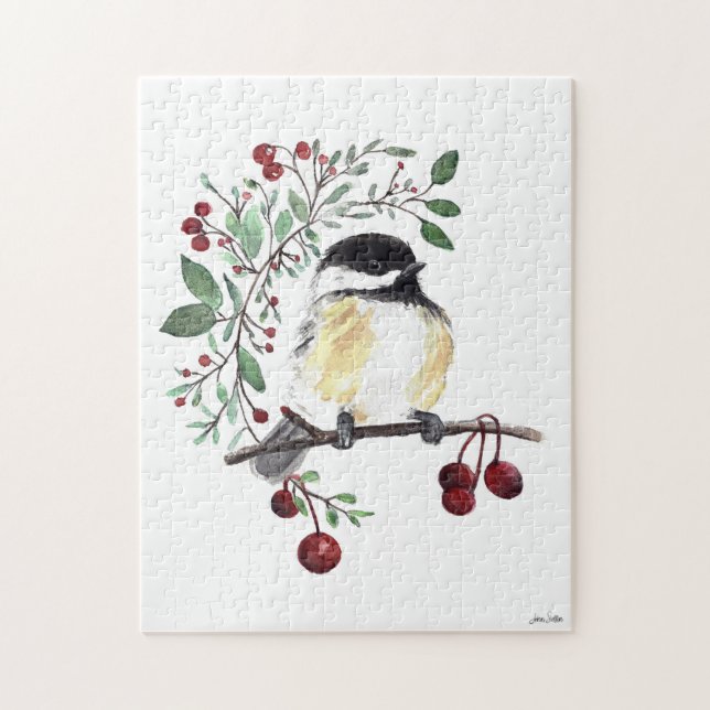 Puzzle Aquarelle de poulet mignonne (Vertical)