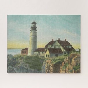 Puzzle Aquarelle du phare de Portland Head