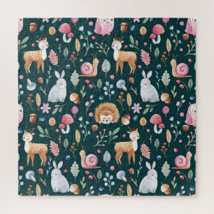 Puzzle Aquarelle Fairy Forest Motif pour enfants