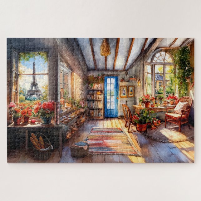 Puzzle Aquarelle française (Horizontal)