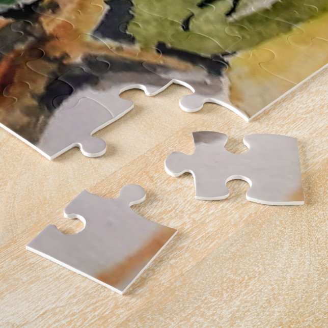 Puzzle Aquarelle jaune trompettes avec branches brunes (Créateur téléchargé)