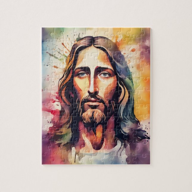 Puzzle Aquarelle Jésus (Vertical)