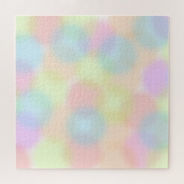 Puzzle Aquarelle moderne colorée Rainbow dégradé (Horizontal)