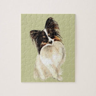 Puzzle Aquarelle Papillon Chien Animal de compagnie migno