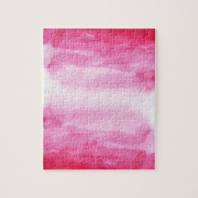 Puzzle Aquarelle rouge Ombre (Vertical)