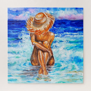 Puzzle Aquarelle - Sur La Rive - Été -