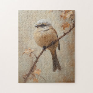 Puzzle Aquarelle Whimsical Bird Cottagecore