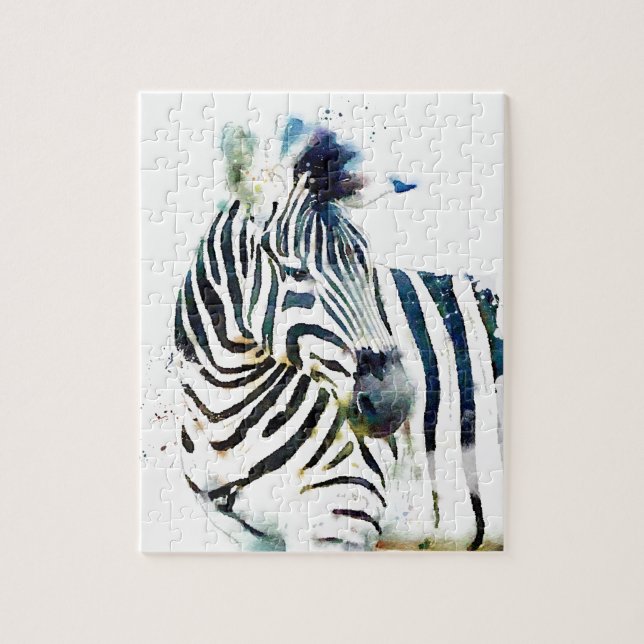 Puzzle Aquarelle Zebra (Vertical)