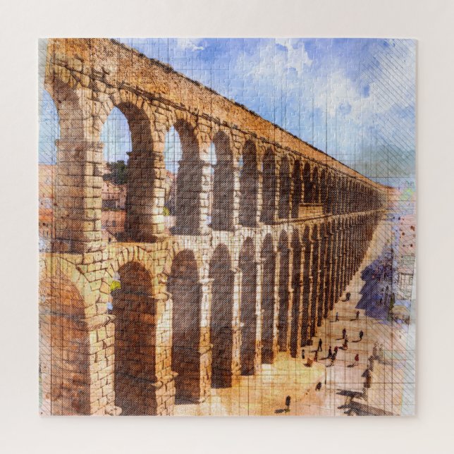 Puzzle Aqueducts Romains, Ségovie. Espagne. (Vertical)