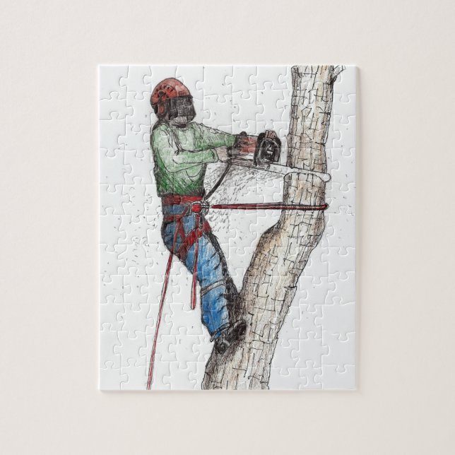 Puzzle Arboriste Tree Surgeon (Vertical)