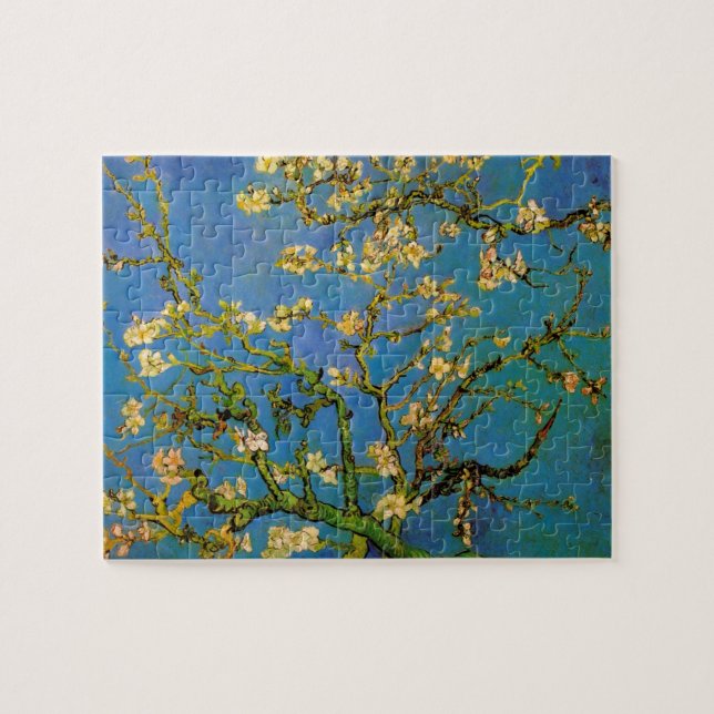 Puzzle Arbre aux amandes en fleurs par Vincent van Gogh (Horizontal)