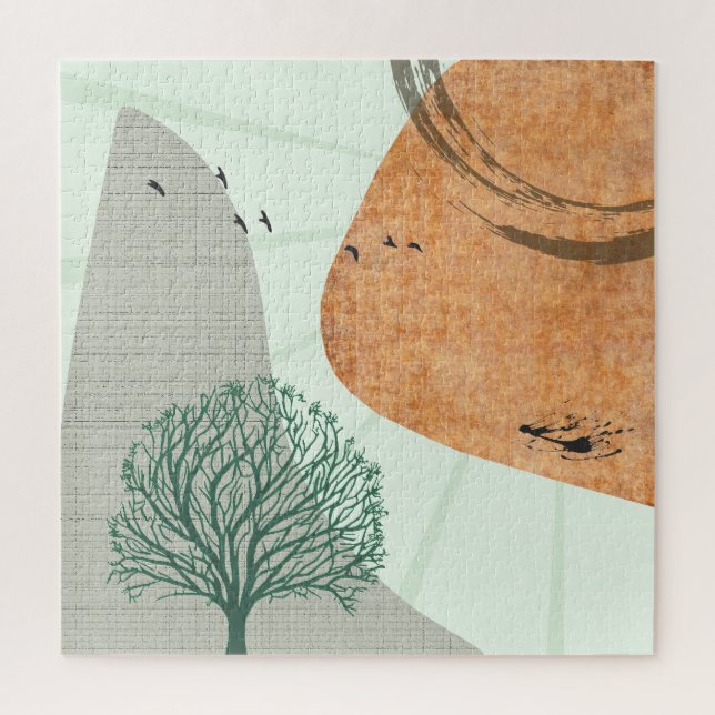 Puzzle Arbre Boho (Vertical)