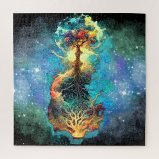 Puzzle arbre céleste de vie (Vertical)