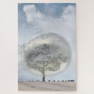 Puzzle Arbre dans une bulle protectrice