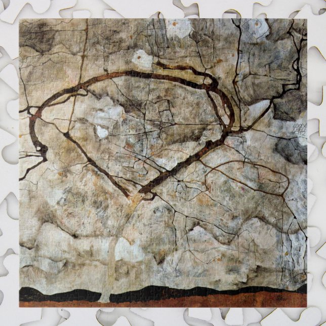 Puzzle Arbre d'automne en mouvement par Egon Schiele (Créateur téléchargé)