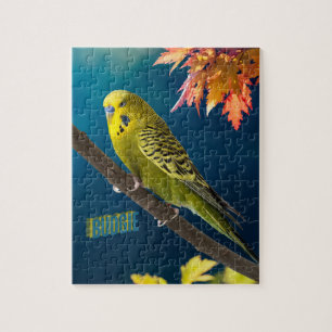 Puzzle Arbre d'automne Vibrant Budgie Bird
