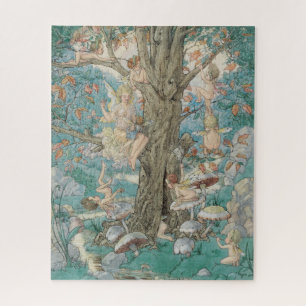 Puzzle Arbre de fées par Harold Gaze - Vintage