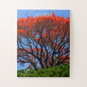 Puzzle arbre de flamboyant d'Aruba