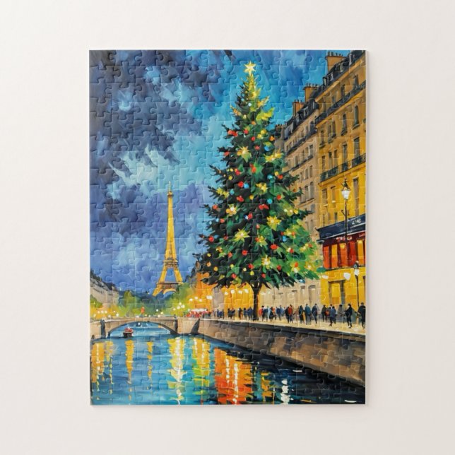 Puzzle Arbre de Noël à Paris (Vertical)