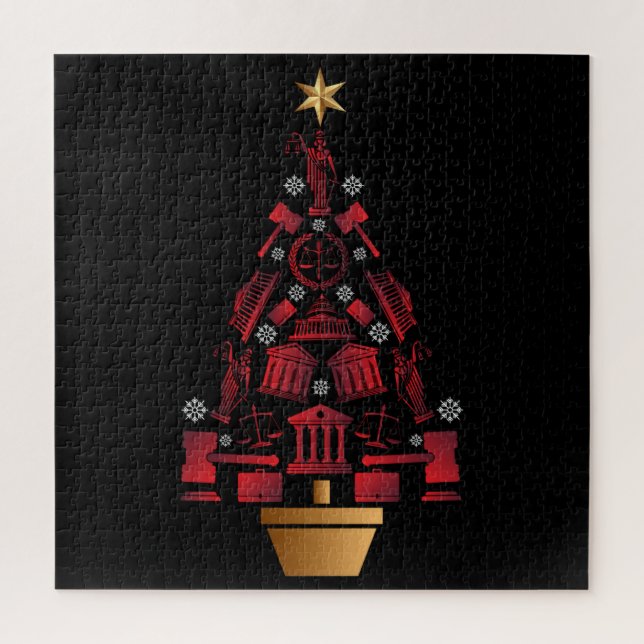 Puzzle Arbre de Noël du procureur (Vertical)