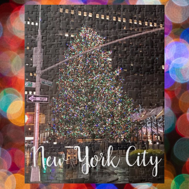 Puzzle Arbre de Noël du Rockefeller Center de New York (NYC Christmas tree)