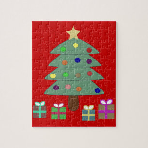 Puzzle Arbre de Noël festif