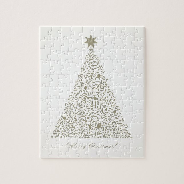 Puzzle Arbre de Noël musical (Vertical)