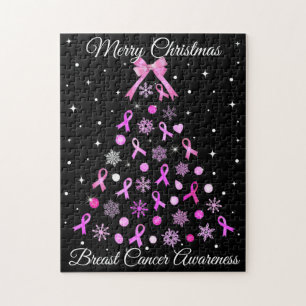 Puzzle Arbre de Noël Pink Ribbon