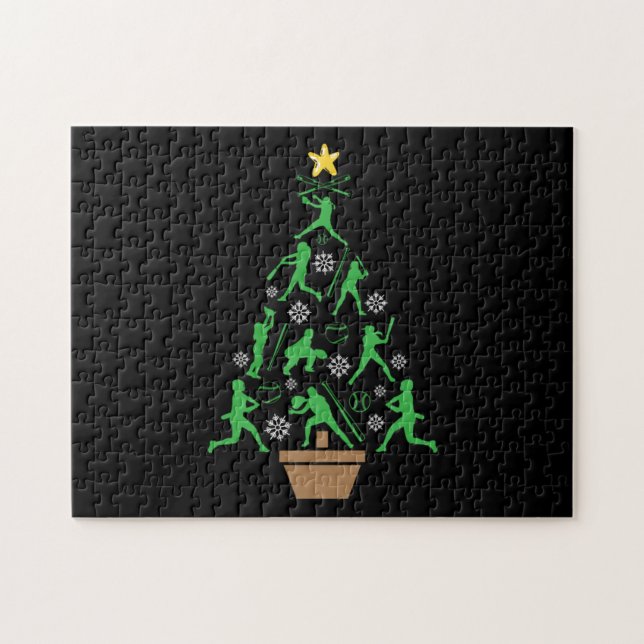 Puzzle Arbre de Noël pour filles de filles (Horizontal)