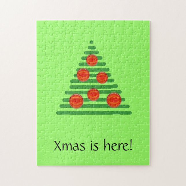 Puzzle - Arbre de Noël (vert.) (Vertical)