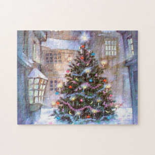 Puzzle Arbre de Noël Vintage