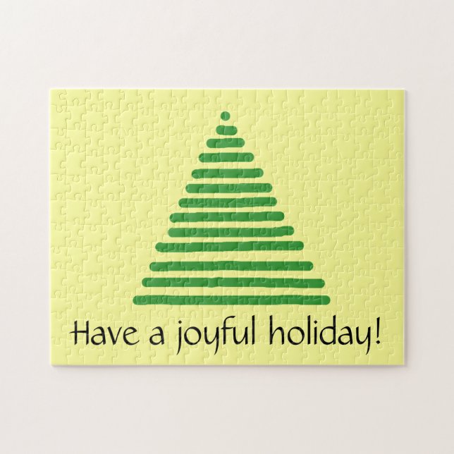 Puzzle - Arbre de vacances (Horizontal)