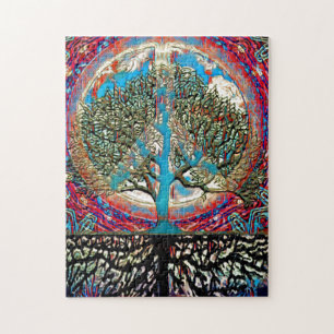 Puzzle Arbre de vie de la paix mondiale