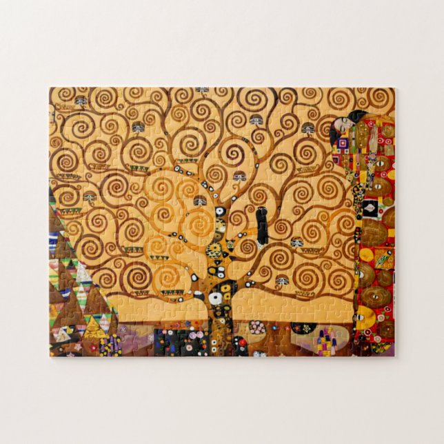 Puzzle Arbre de vie par Gustav Klimt Fine Art (Horizontal)