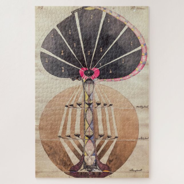 Puzzle Arbre des connaissances no 3 | Hilma af Klint | (Vertical)