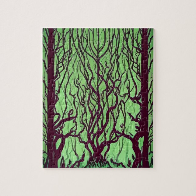Puzzle Arbre Eerie (Vertical)