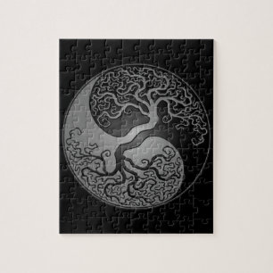Puzzle Arbre foncé de Yin Yang