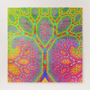 Puzzle Arbre fractal géométrique Super funky