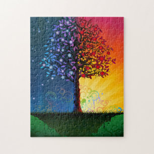 Puzzle Arbre Jour Et Nuit