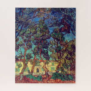 Puzzle Arbres au jardin de l'hôpital   Van Gogh  