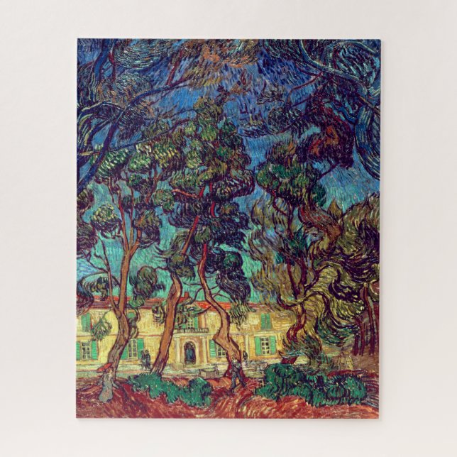 Puzzle Arbres au jardin de l'hôpital | Van Gogh | (Vertical)