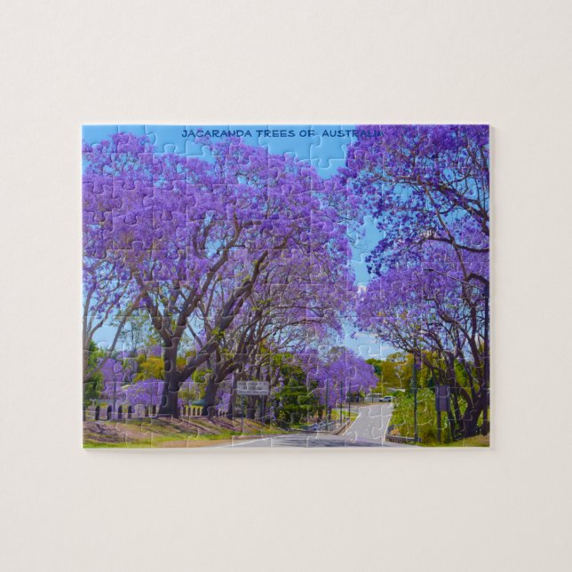Puzzle Arbres de jacaranda d'Australie (Horizontal)