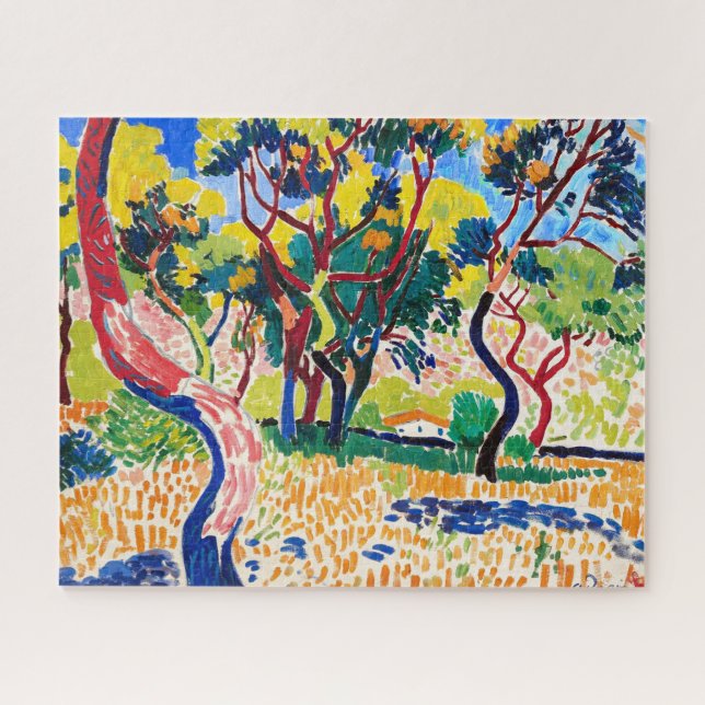 Puzzle Arbres en Collioure | Andre Derain | (Horizontal)