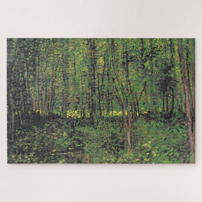 Puzzle Arbres et sous-bois par Van Gogh Peinture Art (Horizontal)