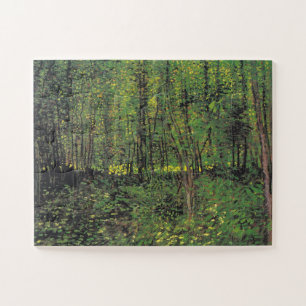 Puzzle Arbres et sous-bois par Van Gogh Peinture Art