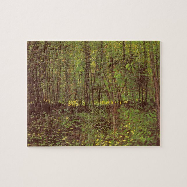 Puzzle Arbres et sous-bois par Vincent van Gogh (Horizontal)