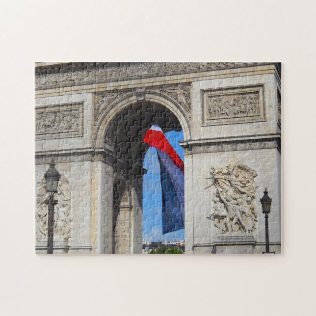 Puzzle Arc de Triomphe de Paris. (Horizontal)
