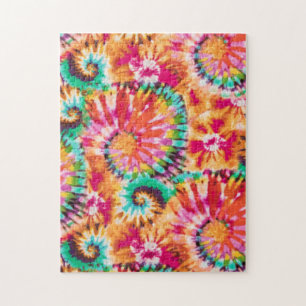 Puzzle Arc en arc-en-ciel teint circulaire spirale color