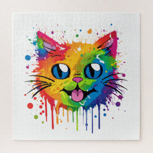 Puzzle arc-en-ciel Splat Cat